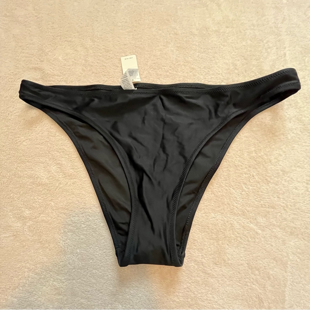 Aerie Black Bikini Bottom Cheeky